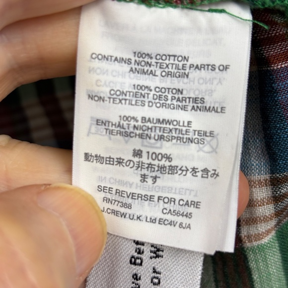 J Crew Women Long Sleeve Button Front Cotton Shirt Sz 14 Preppy Classic Office - Picture 5 of 9